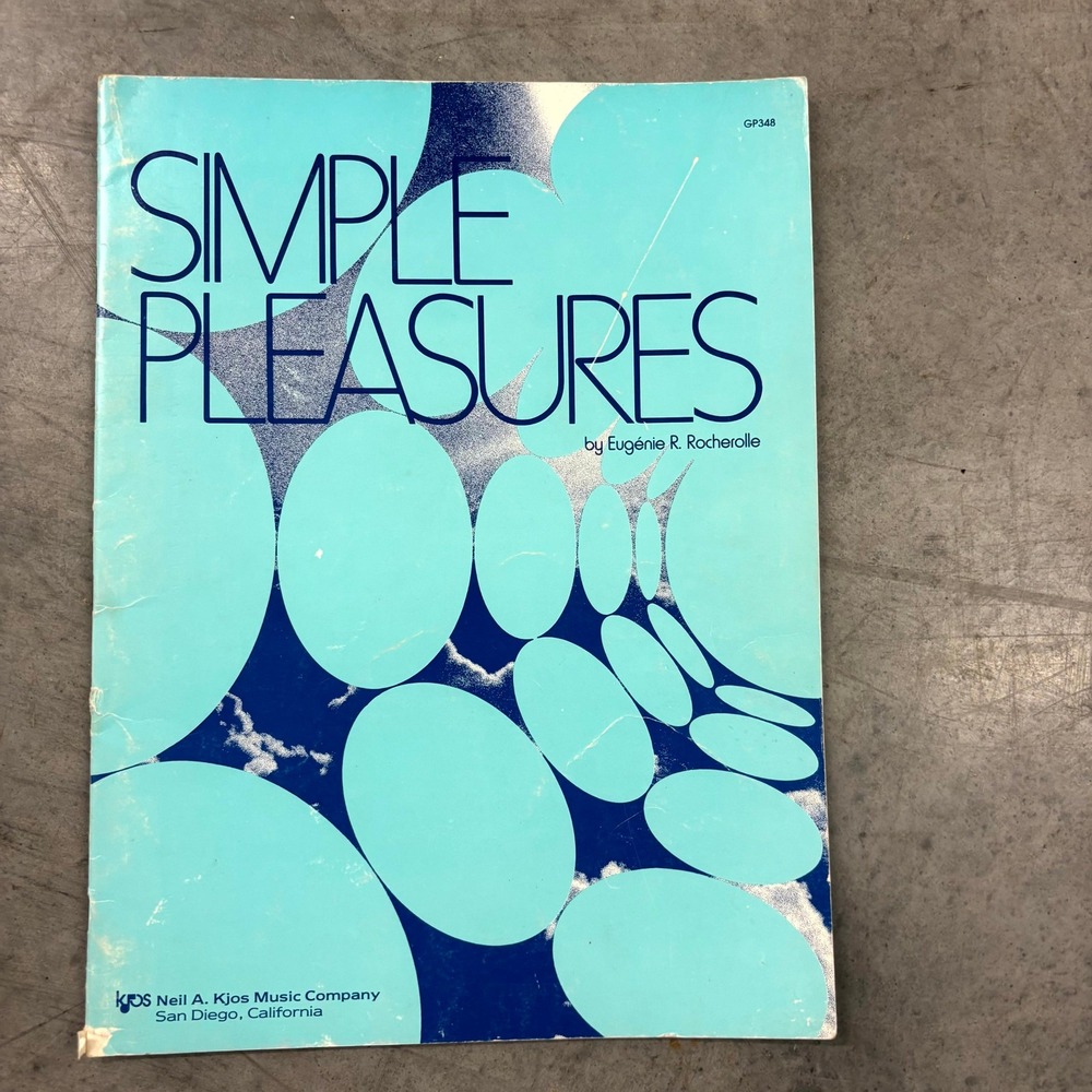 Simple Pleasures Eugene R Rocheleau Piano Solos Book 1986 Neil Kjos GP348